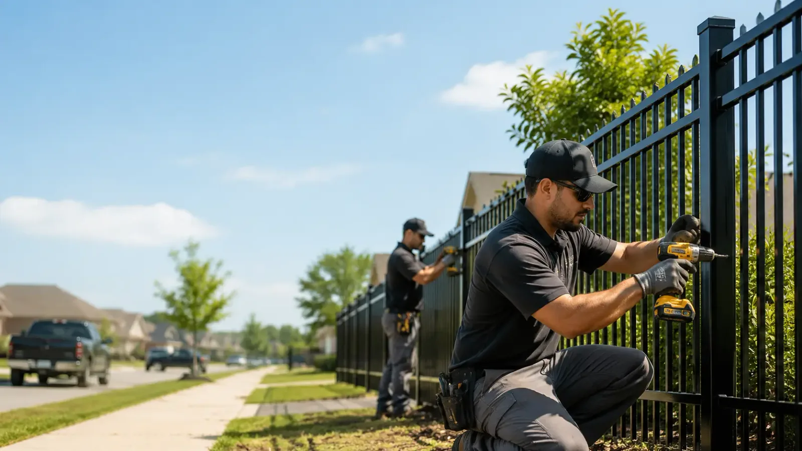 Metal Fence Installation in Irving, NY